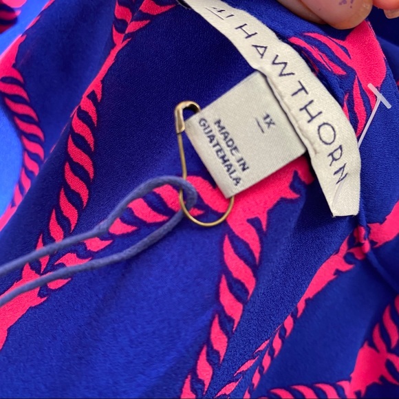 Nwt Stitch Fix 41 hawthorn pink blue plus size - Picture 8 of 9